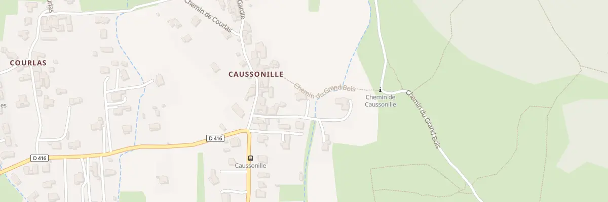 Plan du 87 Imp de Caussonnille à Saint-Julien-les-Rosiers