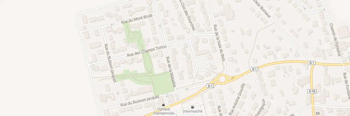 Plan du 5 Rue de la Maladrie à Tours-sur-Marne