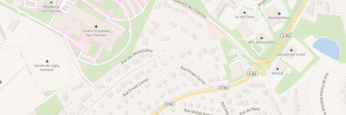 Plan du 39 Rue Ernest Carrier à Paray-le-Monial