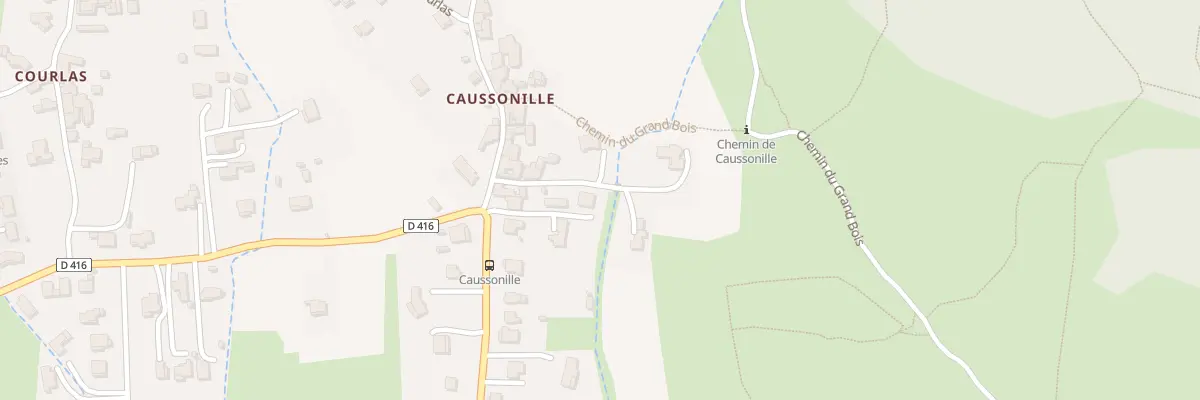 Plan du 1120 Che de Caussonille à Saint-Julien-les-Rosiers