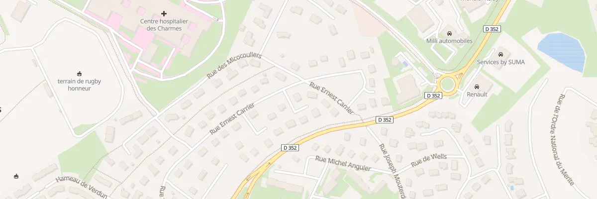 Plan du 72 Rue Ernest Carrier à Paray-le-Monial
