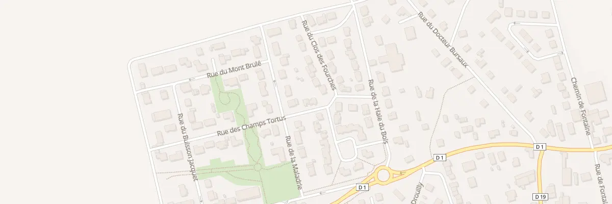 Plan du 24 Rue du Clos des Fourches à Tours-sur-Marne