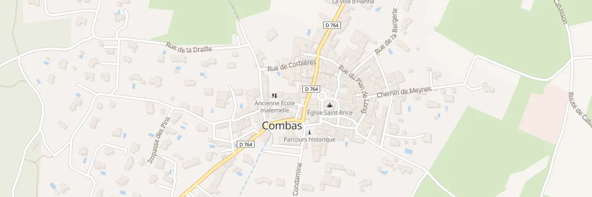 Plan du 4 Imp de la Dime à Combas