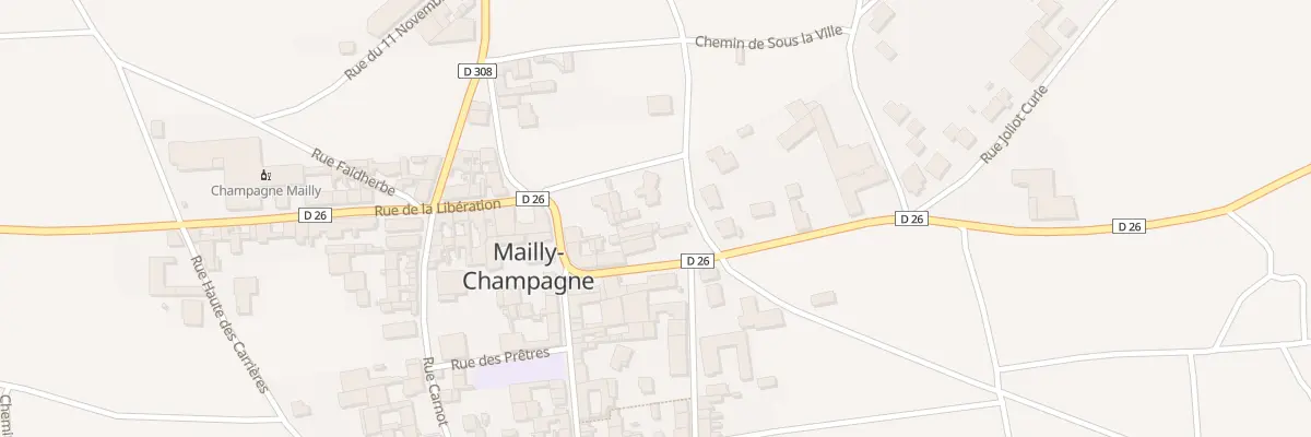 Plan du 1 Rue de l’Ancien Moulin à Mailly-Champagne