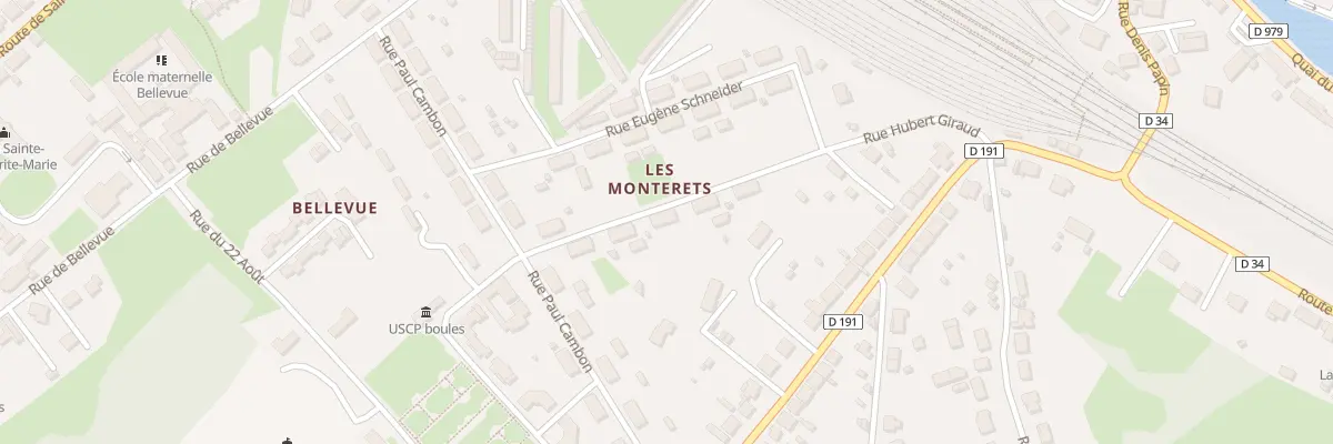 Plan du 6 Rue Hubert Giraud à Paray-le-Monial