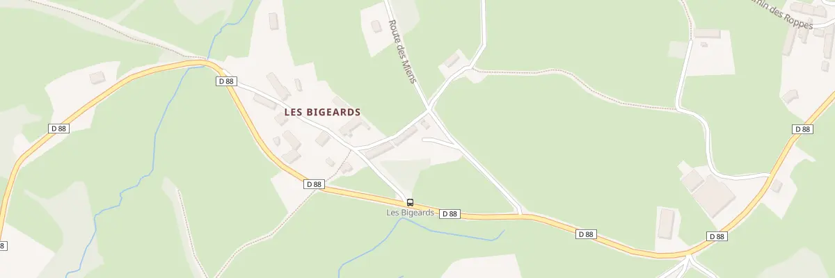 Plan du 3 Rte des Miens à Anost