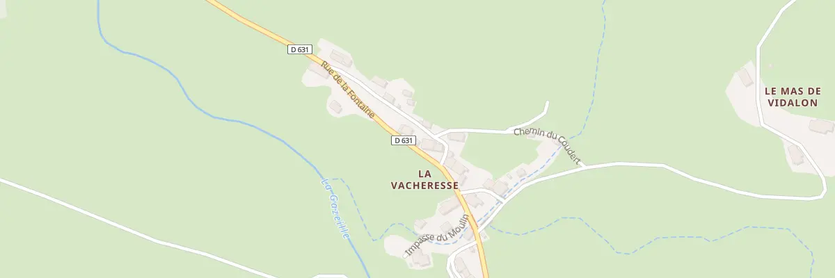 Plan du 5158 La Vacheresse aux Estables