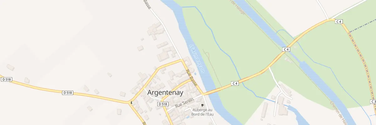 Plan du 4 Rue Basse à Argentenay
