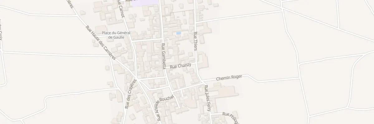 Plan du 1 Rue Chanzy à Mailly-Champagne
