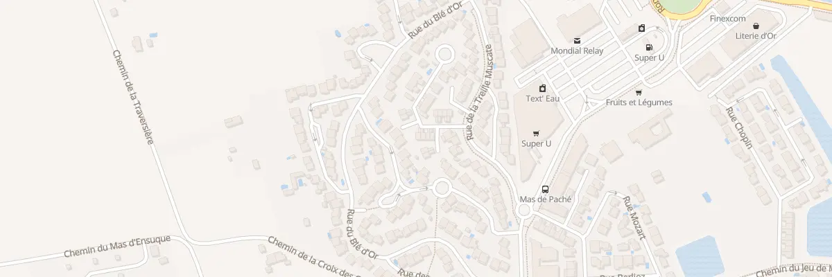 Plan du 50 Rue des Maraichers à Lunel