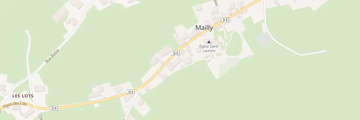 Plan du 432 Rue du Bourg à Mailly