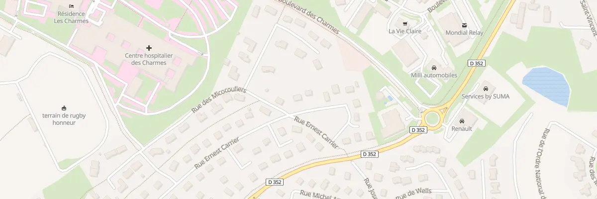 Plan du 41 Rue Ernest Carrier à Paray-le-Monial