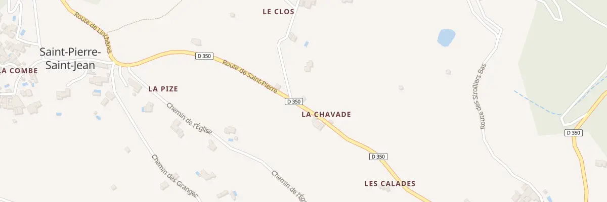 Plan du 5069 La Chavade à Saint-Pierre-Saint-Jean