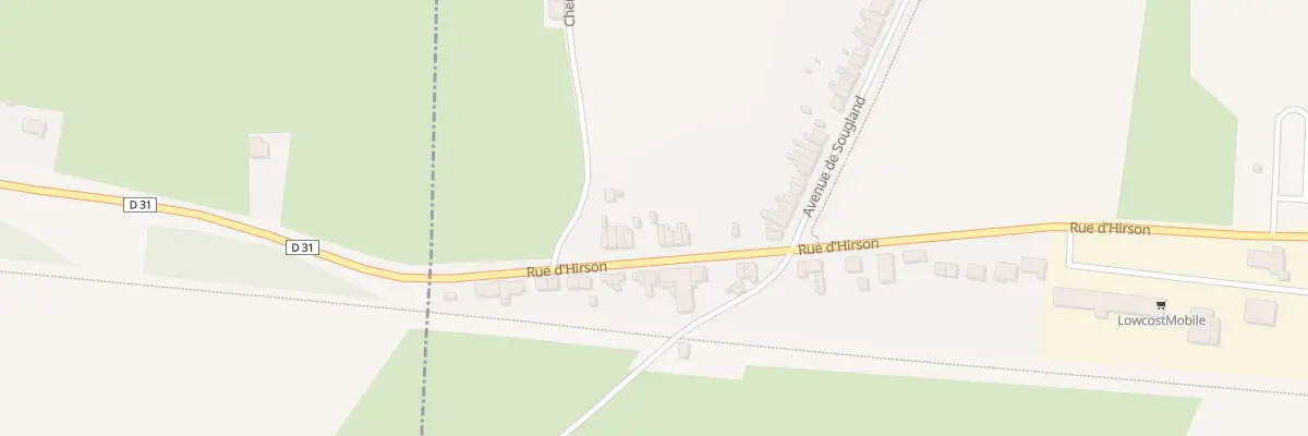 Plan du 20 Rue d’Hirson à Saint-Michel