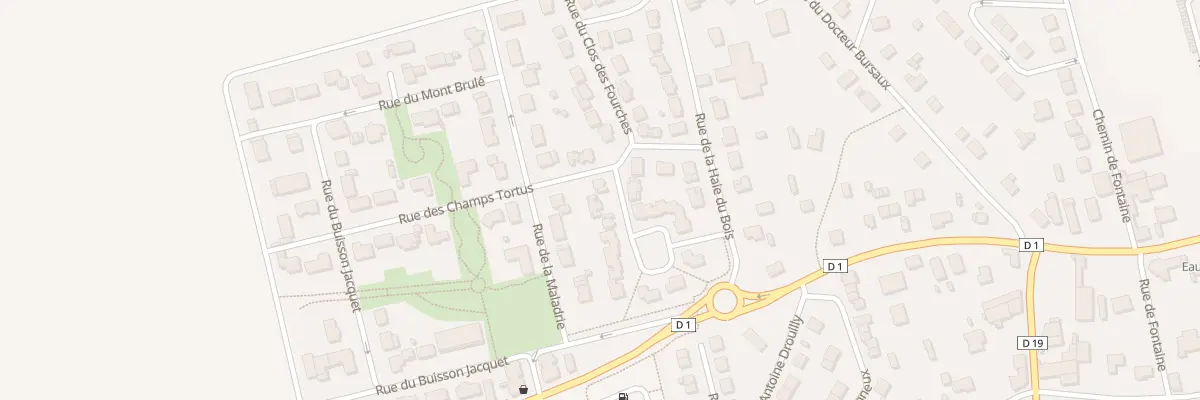 Plan du 21 Rue de la Chenevrière à Tours-sur-Marne