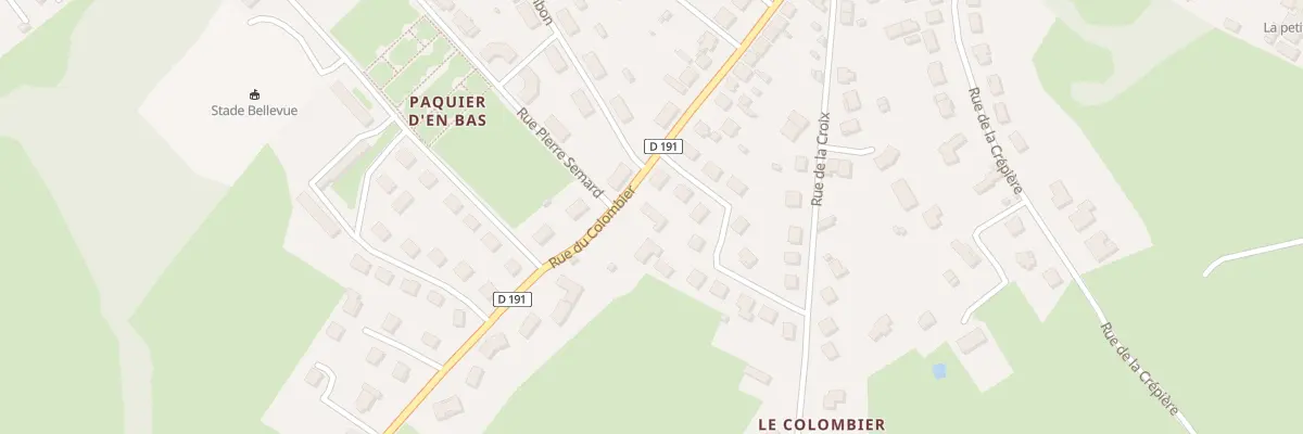 Plan du 47 Rue du Colombier à Paray-le-Monial