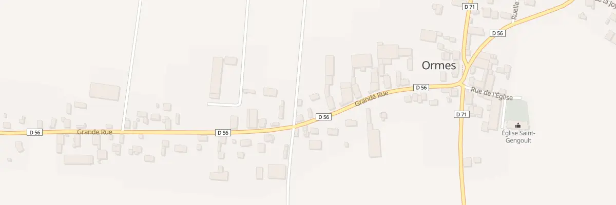 Plan du 27 Grande Rue à Ormes