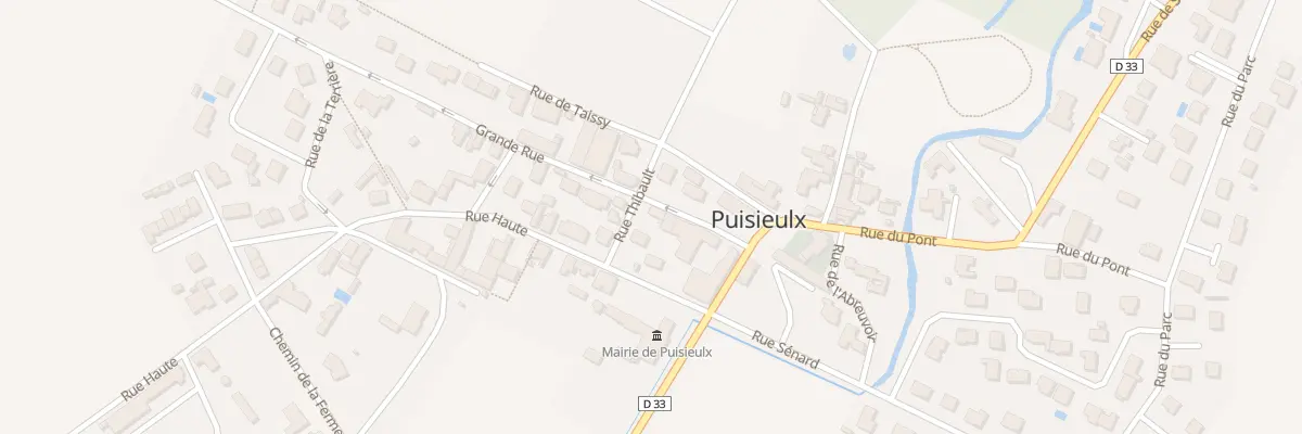 Plan du 3 Gr Grande Rue à Puisieulx