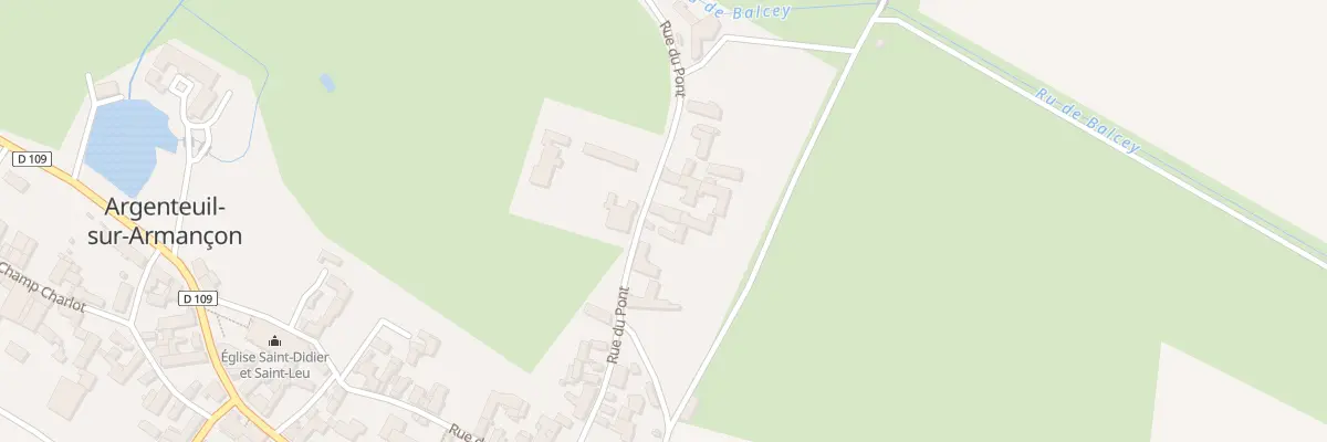 Plan du 10 Rue du Pont à Argenteuil-sur-Armançon