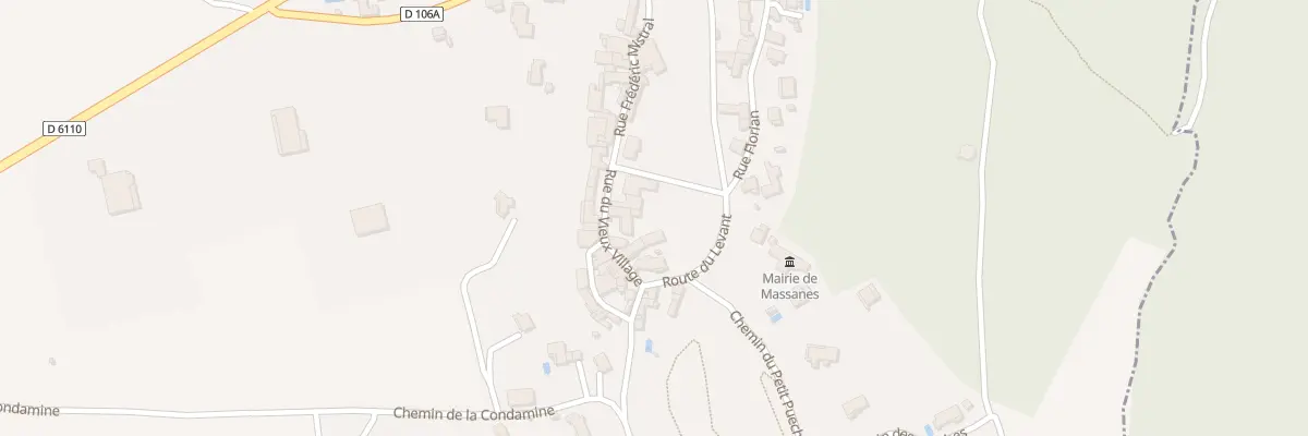 Plan du 52 Rue du Vieux Village à Massanes