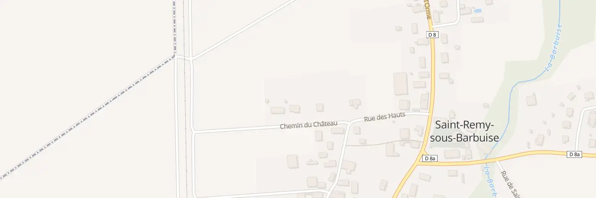 Plan du 1 Chem du Chateau à Saint-Remy-sous-Barbuise