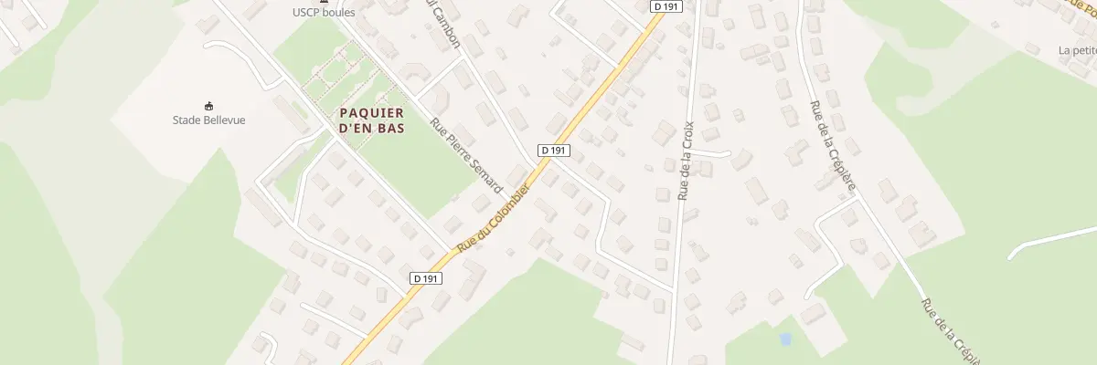Plan du 45 Rue du Colombier à Paray-le-Monial