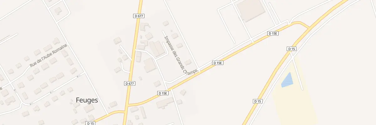 Plan du 5 Rte de Charmont à Feuges