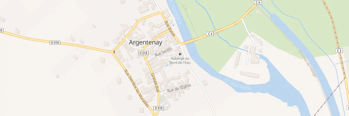 Plan du 4 Imp Rue Basse à Argentenay