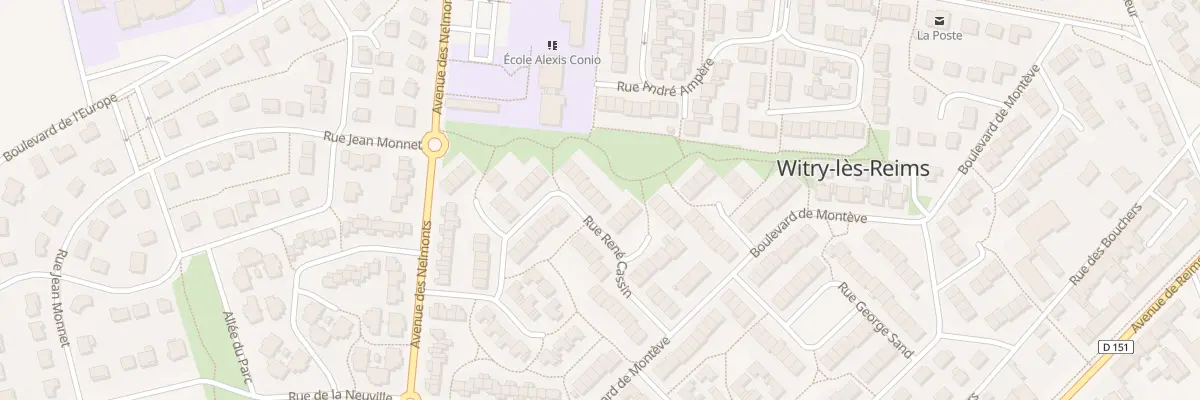 Plan du 42 Rue René Cassin à Witry-lès-Reims