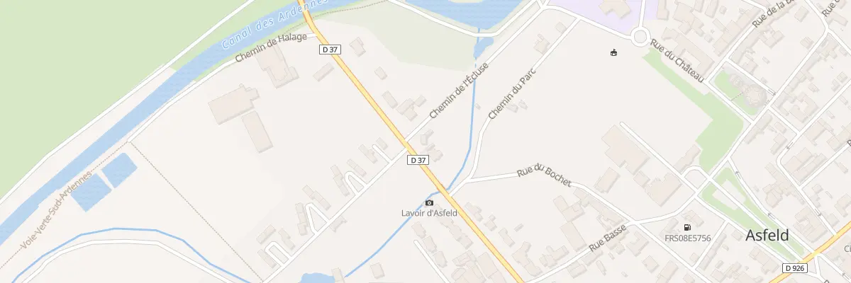 Plan du 16 Rue du Pont de la Folie à Asfeld
