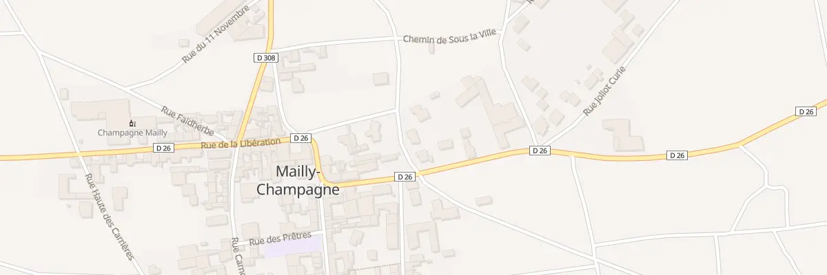 Plan du 2 Rue de l’Ancien Moulin à Mailly-Champagne