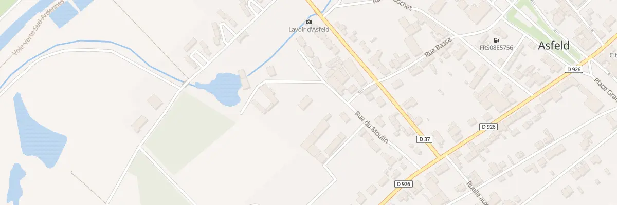 Plan du 5 Rue du Moulin à Asfeld