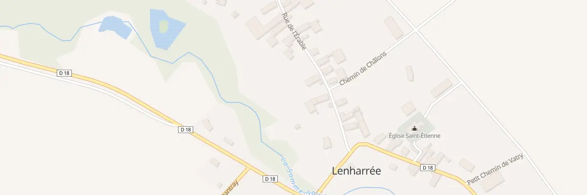Plan du 5 Rue de l’Erable à Lenharrée