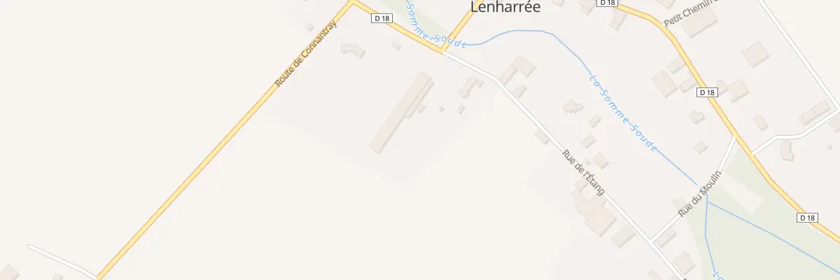 Plan du 2 Rue de l’Etang à Lenharrée