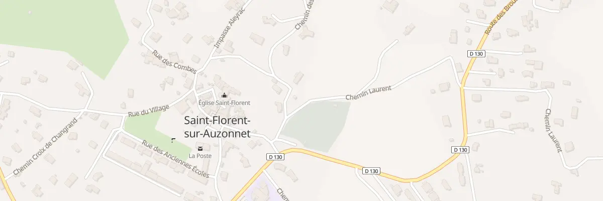 Plan du 5592 La Lauze et La Combe à Saint-Florent-sur-Auzonnet