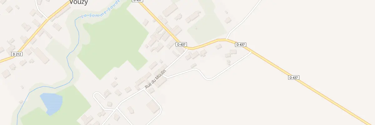 Plan du 1 Rue du Moulin à Vouzy
