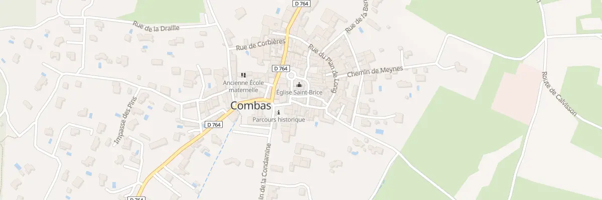 Plan du 1 Rue du Griffe à Combas