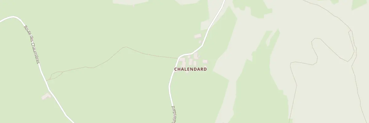 Plan du 8 Che de Chalendard à Saint-Front