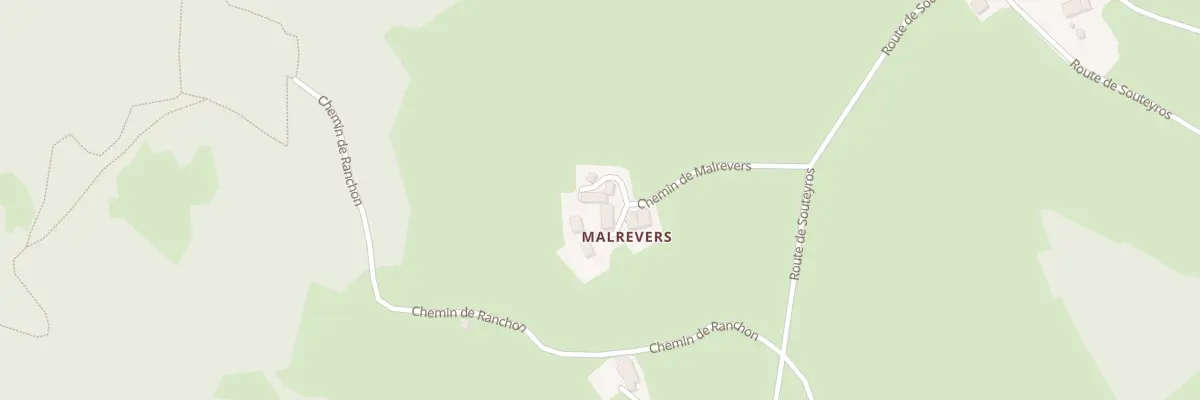 Plan du 6 Che de Malrevers à Saint-Front