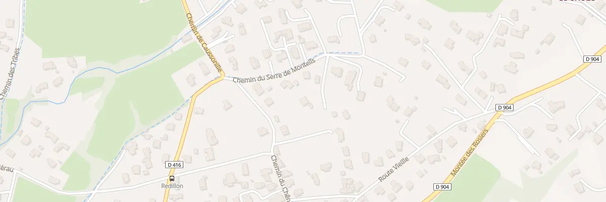 Plan du 110 Che du Serre de Monteils à Saint-Julien-les-Rosiers