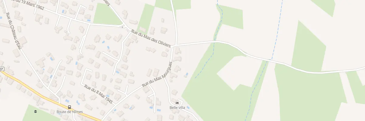 Plan du 39 Rue du Mas de Mourgues à Lédignan