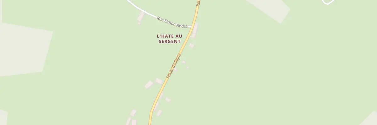 Plan du 4143 Rte d’Alligny à Saint-Brisson