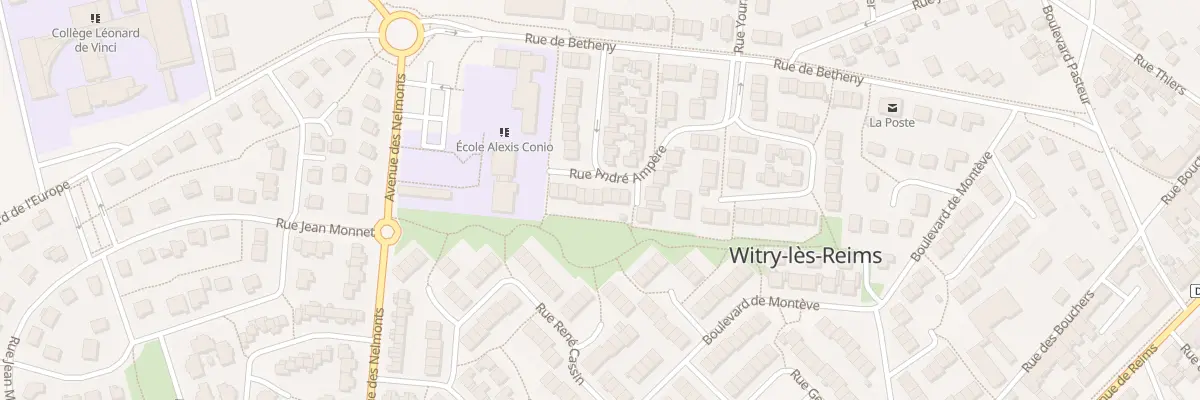 Plan du 21 Rue André Ampère à Witry-lès-Reims