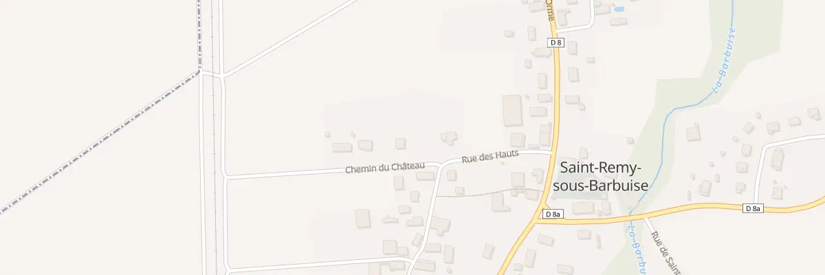 Plan du 6 Rue des Hauts à Saint-Remy-sous-Barbuise
