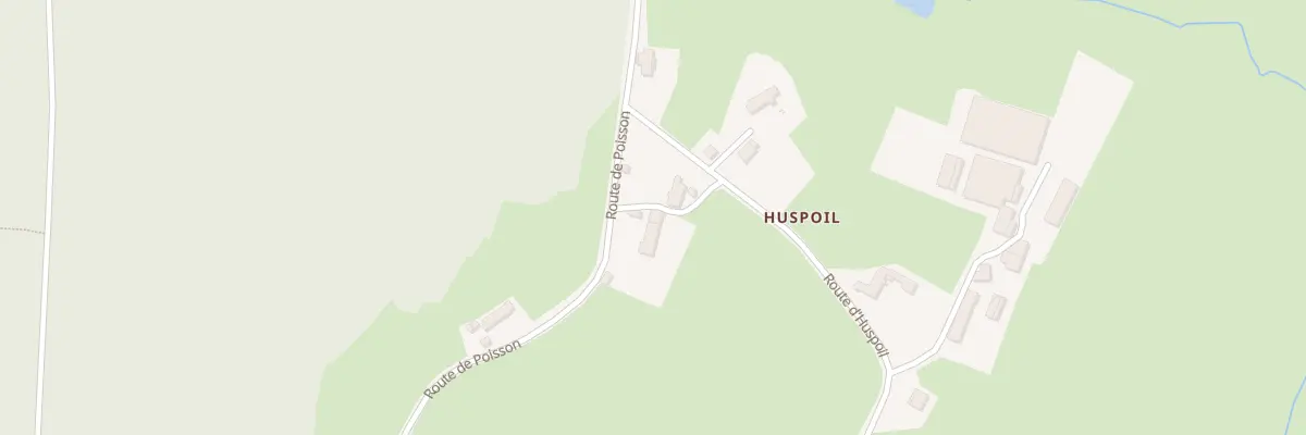 Plan du 5025 Huspoil à La Comelle