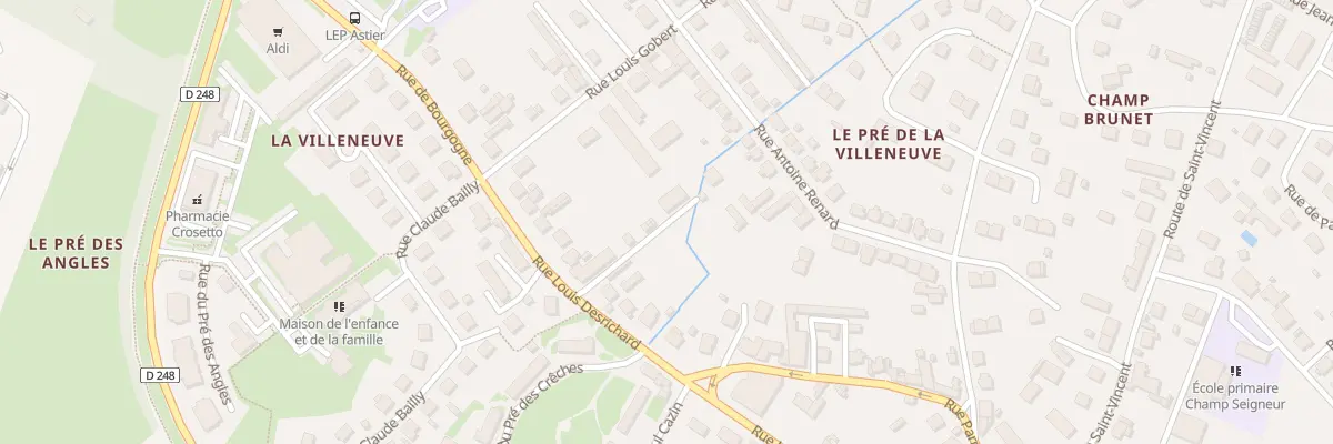 Plan du 70A Rue Louis Desrichard à Paray-le-Monial