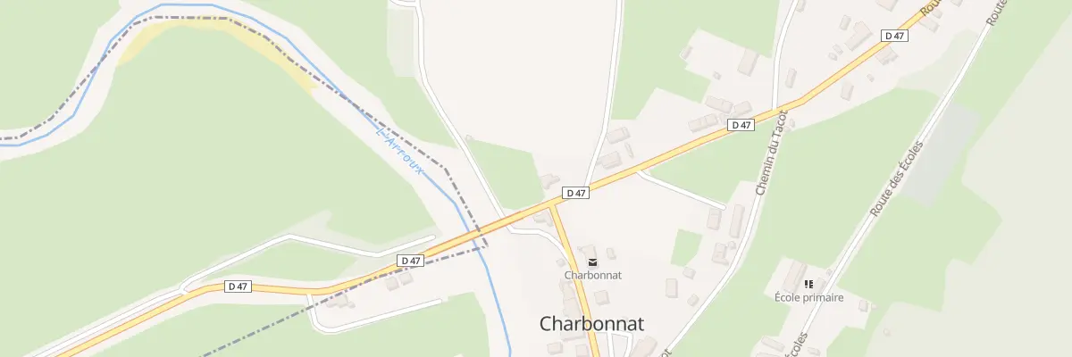 Plan du 3 Rte de Saint Nizier à Charbonnat