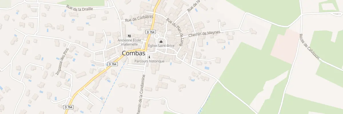 Plan du 8 Rue du Griffe à Combas