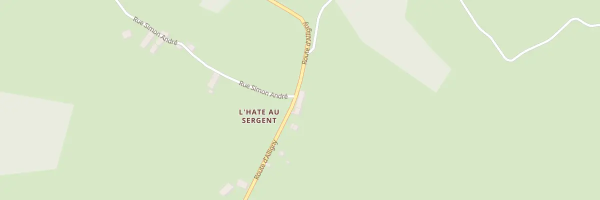 Plan du 4045 Rte d’Alligny à Saint-Brisson