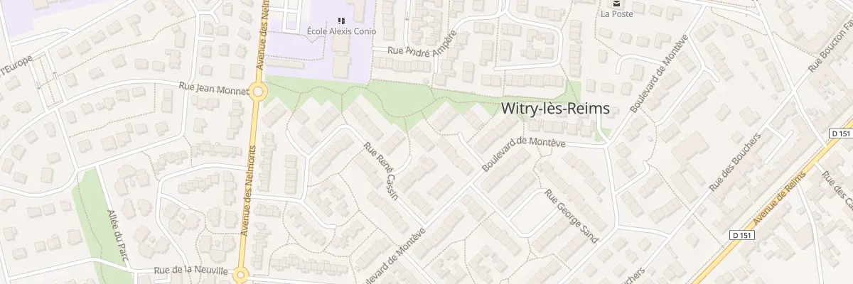 Plan du 26 Rue René Cassin à Witry-lès-Reims